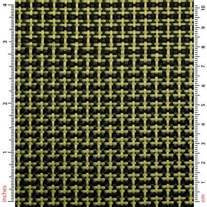 188g Plain Weave 3k Carbon Kevlar Cloth (1000mm)