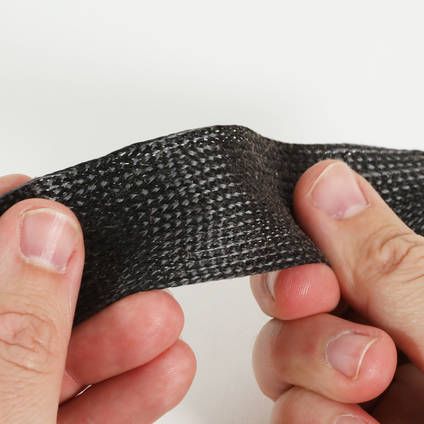 25mm 300g Black Aramid Flat Braid (Seam Tape)