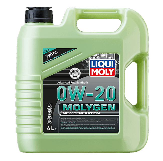 0W-20 MOLYGEN New Generation 4L