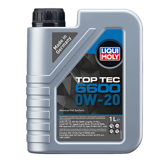 0W-20 TOP TEC 6600 1L