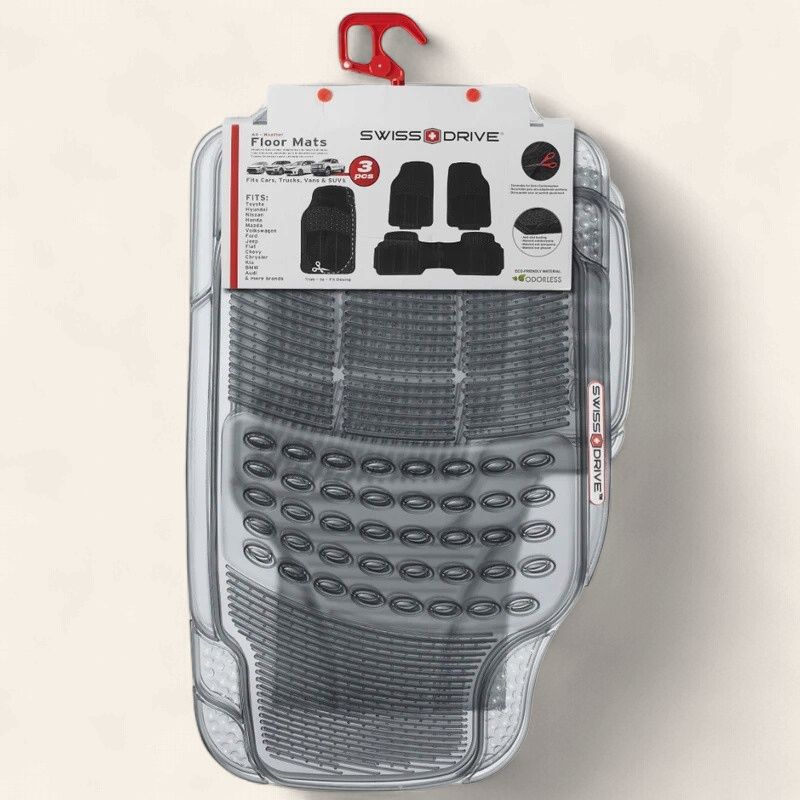 All Weather Floor Mats 3pcs Clear