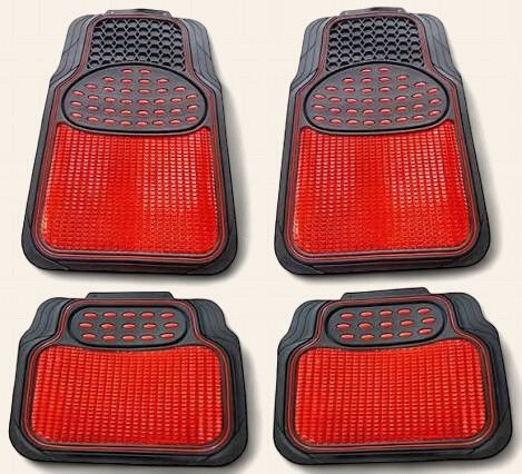 Furious Universal Mats 4pc BLK &amp; RED