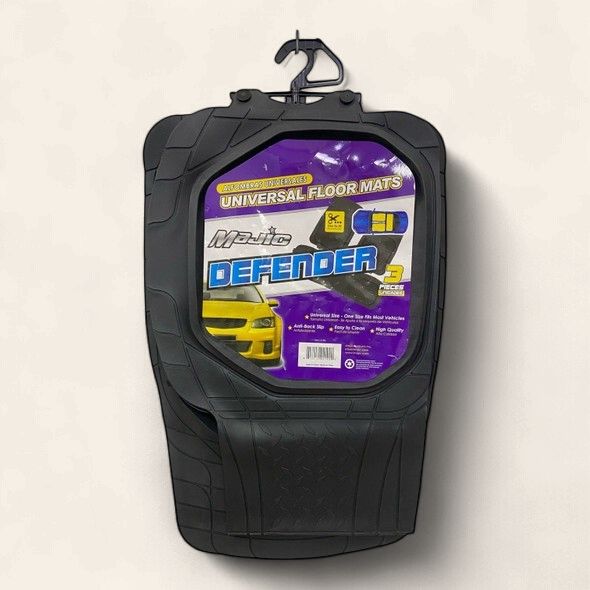 Defender Universal Mat 3pc Blk