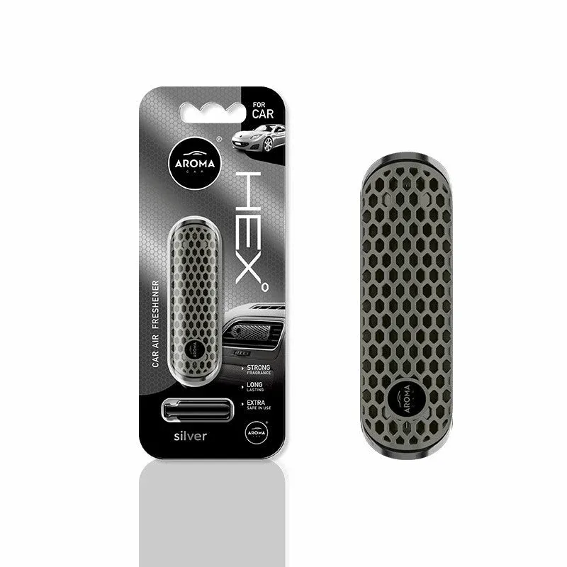 Aroma Hex Air Freshener Silver