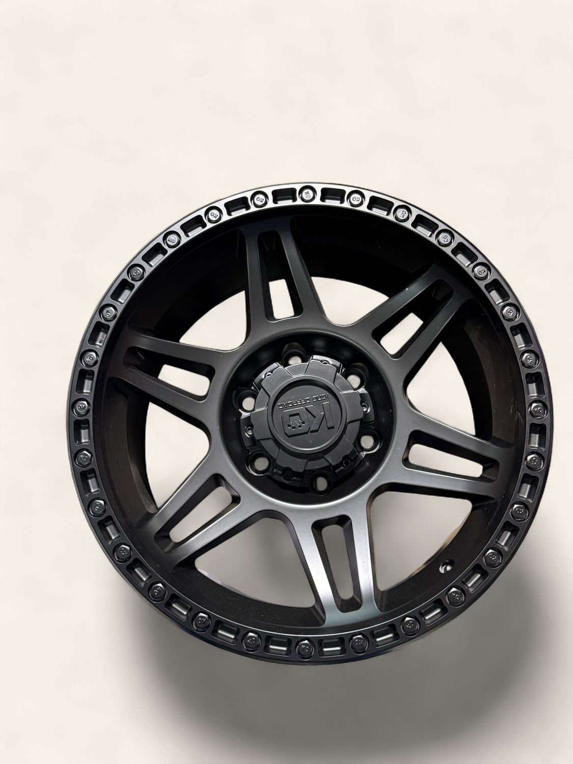 King Offroad Dual 6 Spoke Black 17x9 6