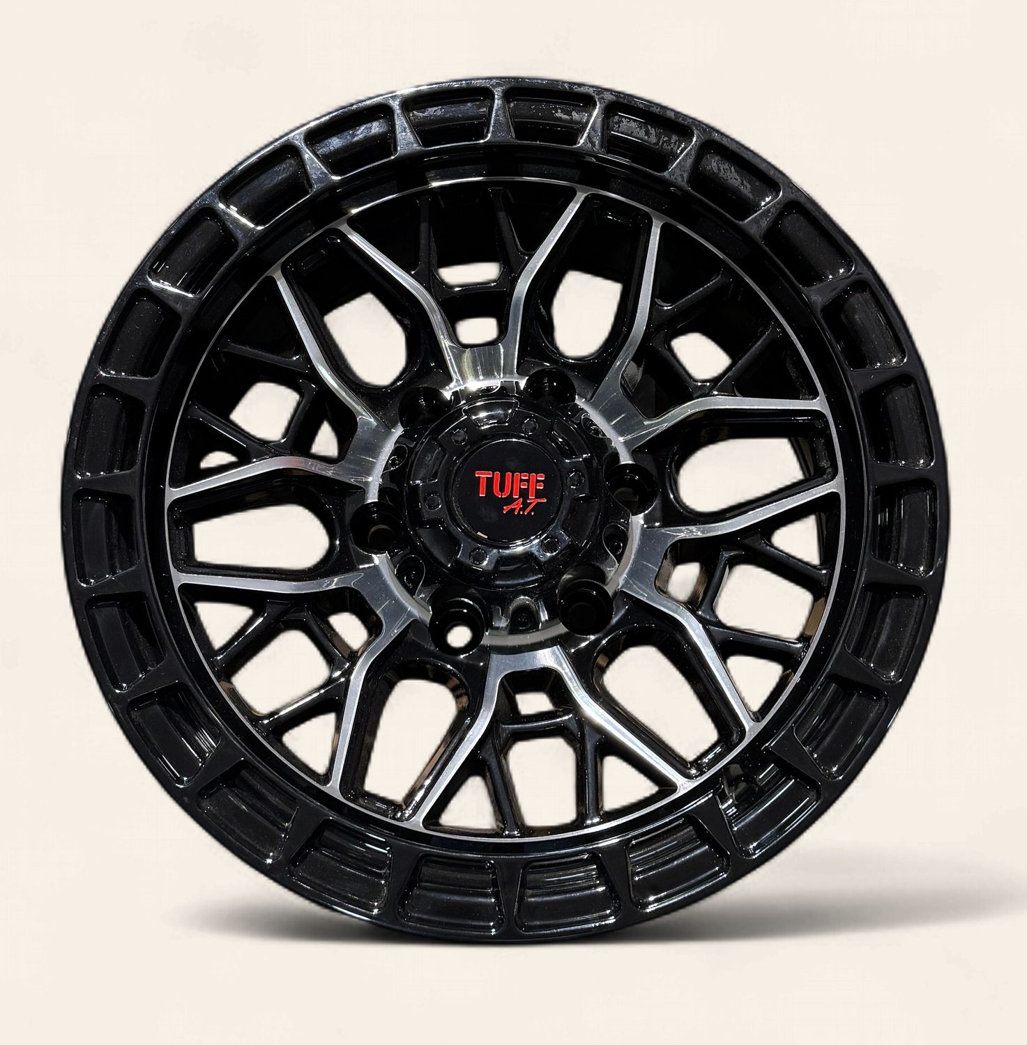 Tuff AT Silver &amp; Black 16x8 6x139