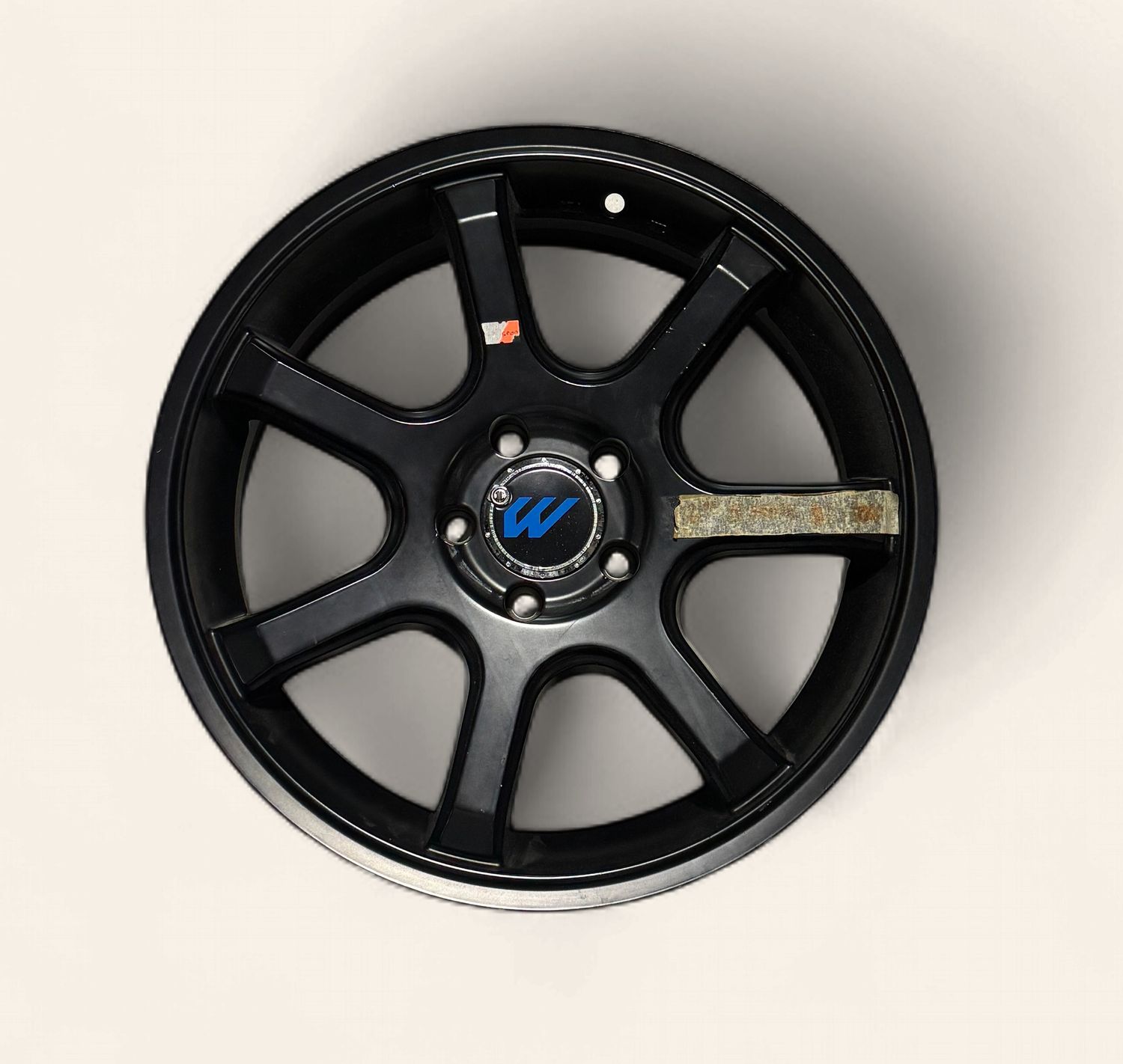 Black 7 Spoke 16x7 5 hole