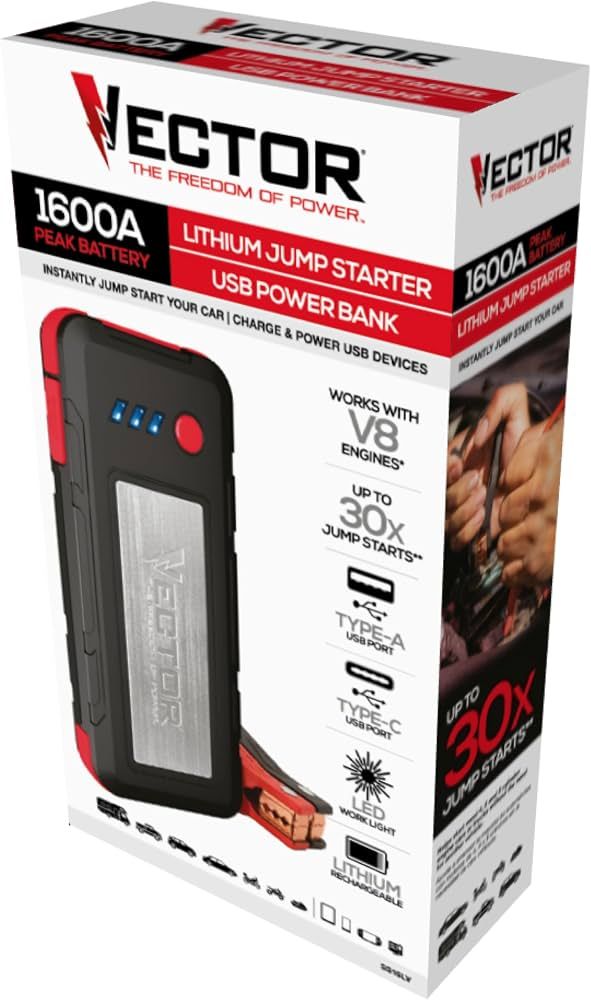 1600 Amp Lithium Jump Starter
