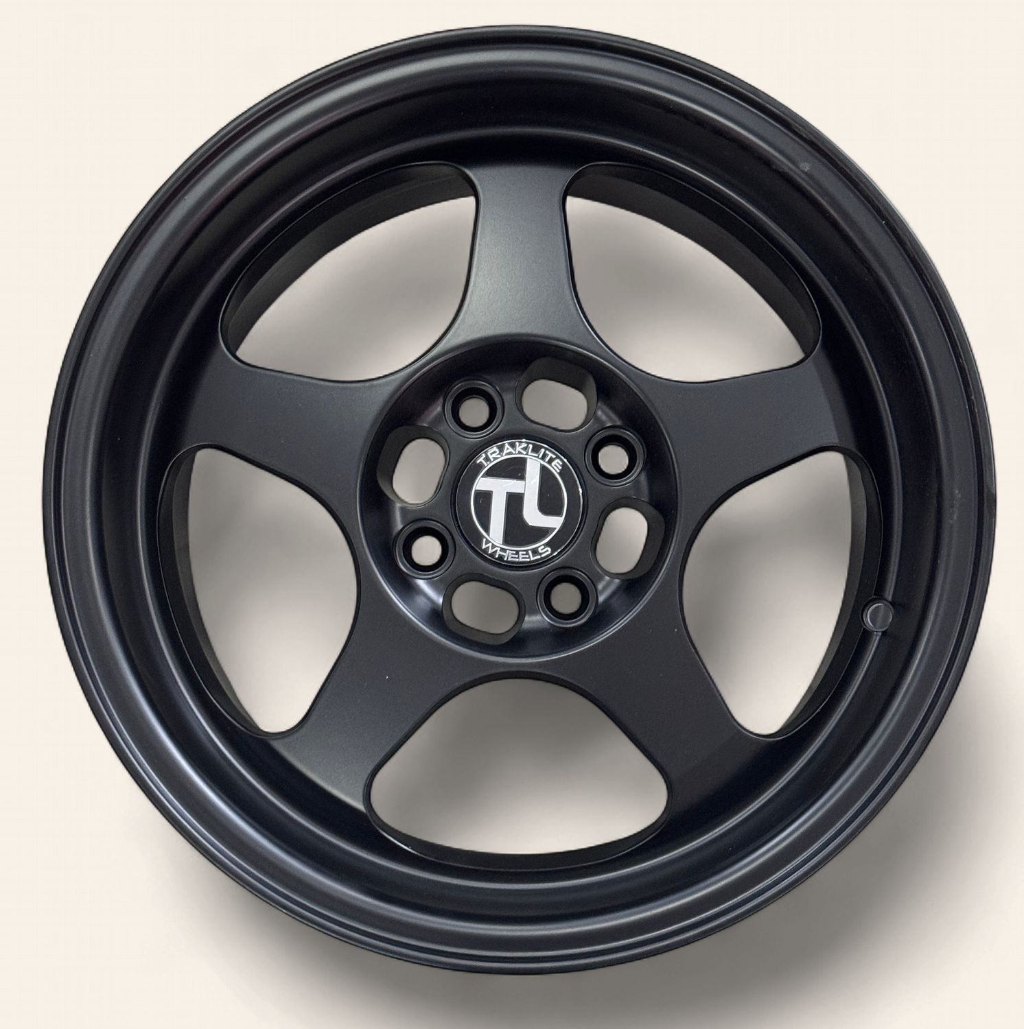 Traklite 5 Spoke Satin Black 15x8 4x100
