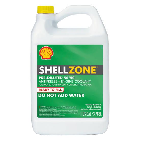 ShellZone Coolant Pre-Diluted 50/50 Anti-Freeze/Coolant