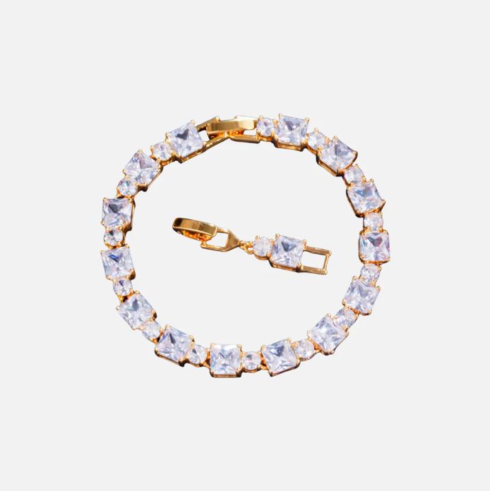 Cube Bracelet | Gold