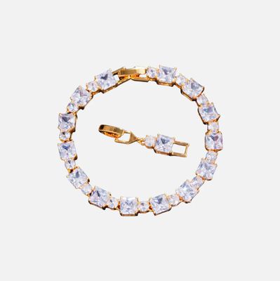 Cube Bracelet | Gold