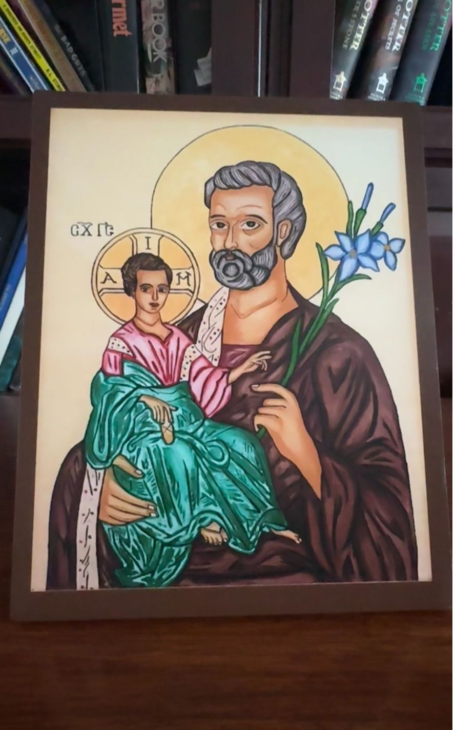St Joseph with Baby Jesus