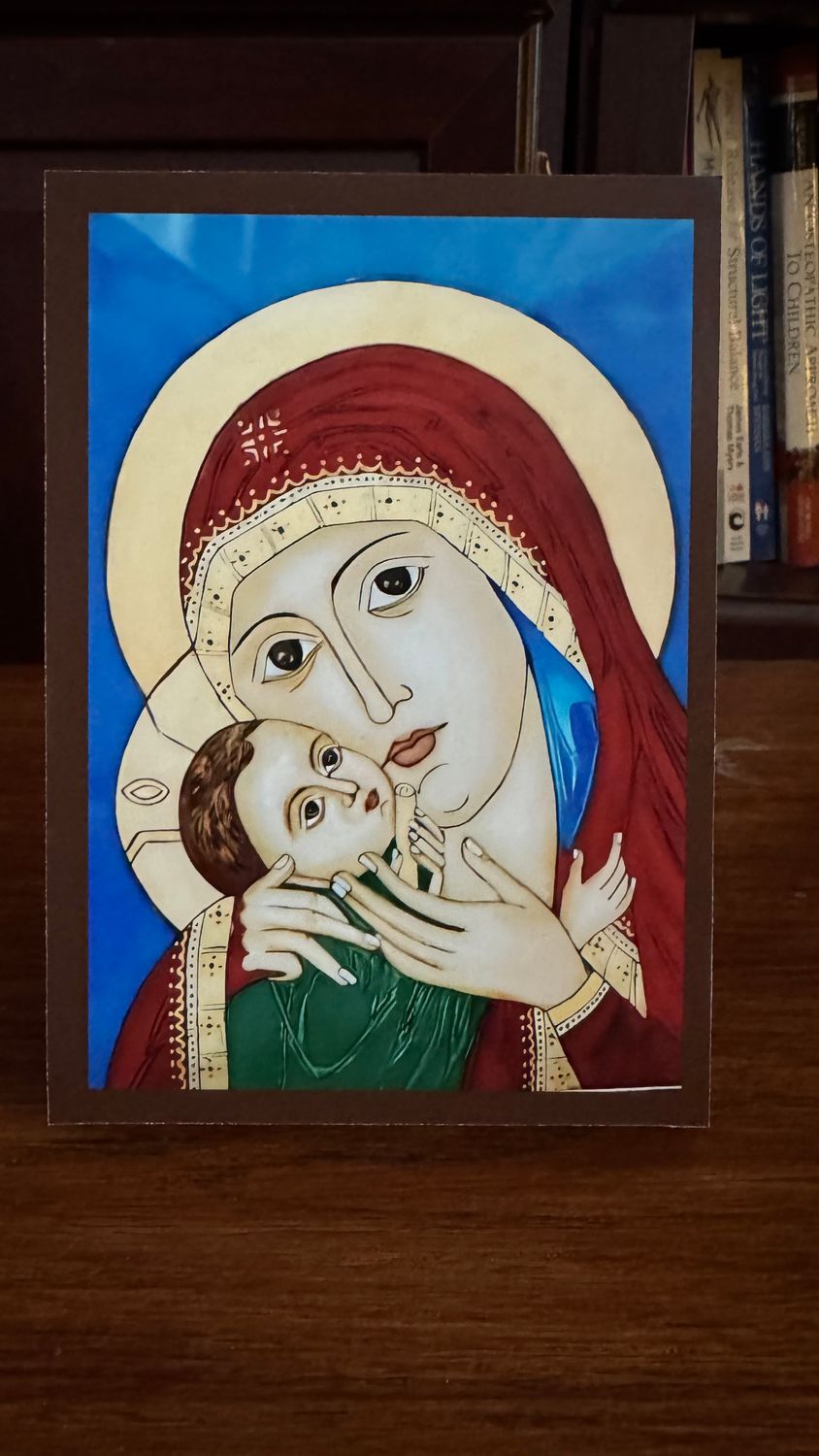 Byzantin icon Kissing Jesus