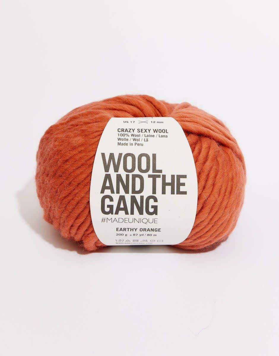 Crazy Sexy Wool 2, Color: Earthy Orange