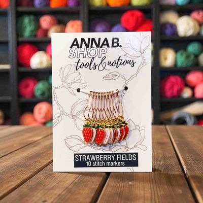 ABS Stitch Markers - Strawberry Fields