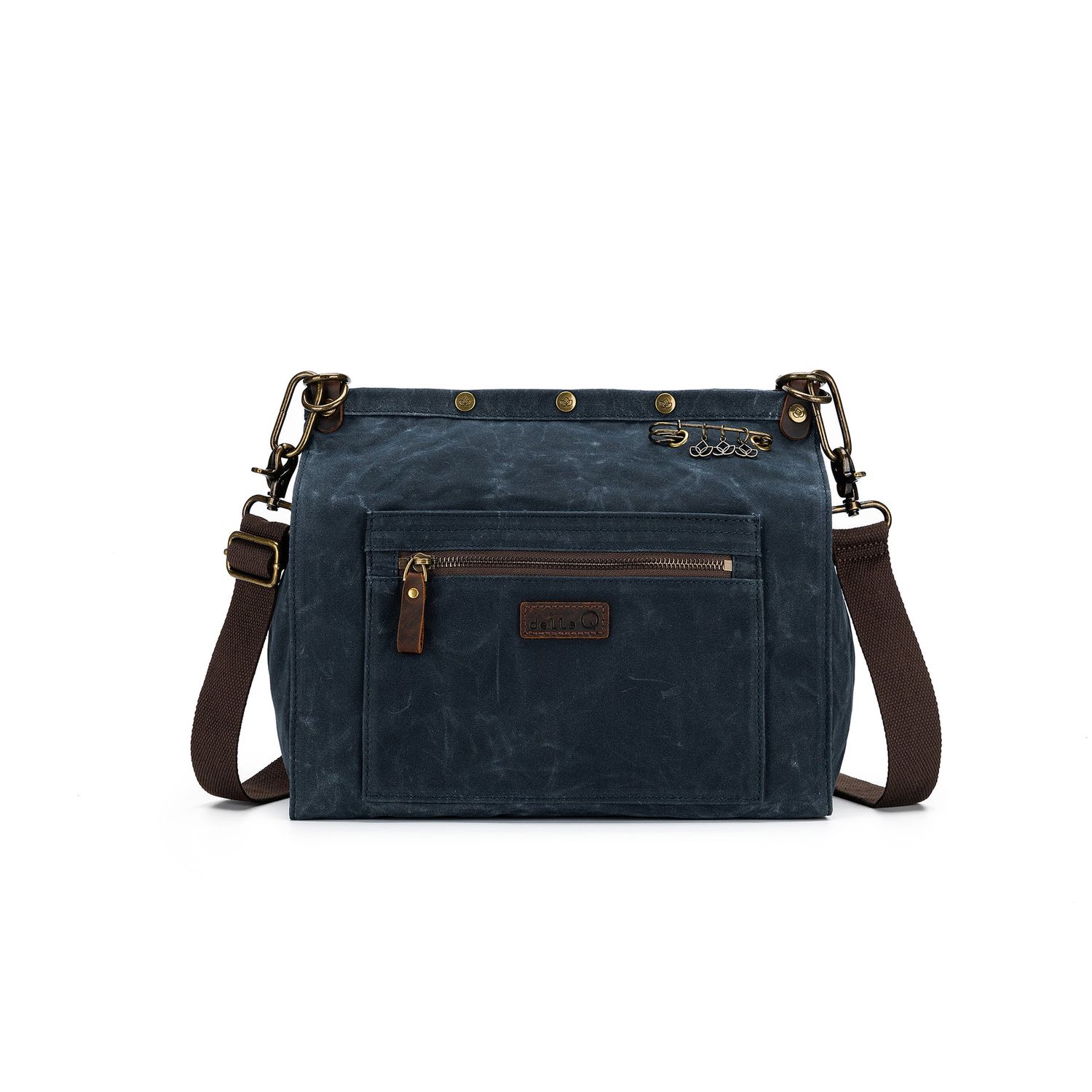 della Q Maker's Canvas Rucksack, Color: Blue
