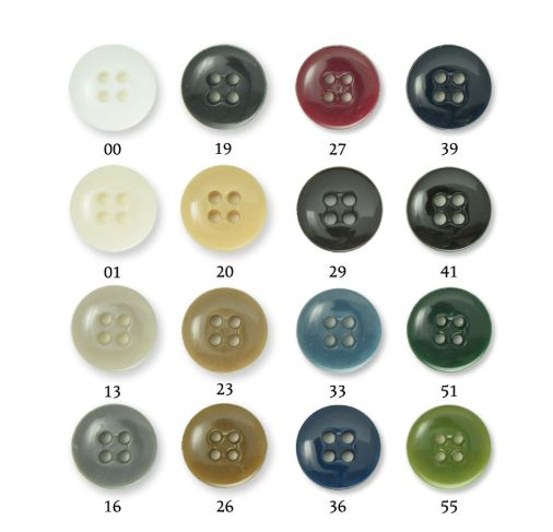 Zippers, buttons, labels, patches