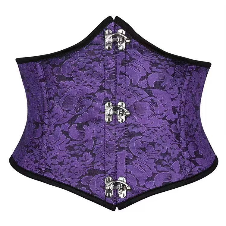 Purple Brocade Corset – In Stock &amp; Customizable | OEM/ODM