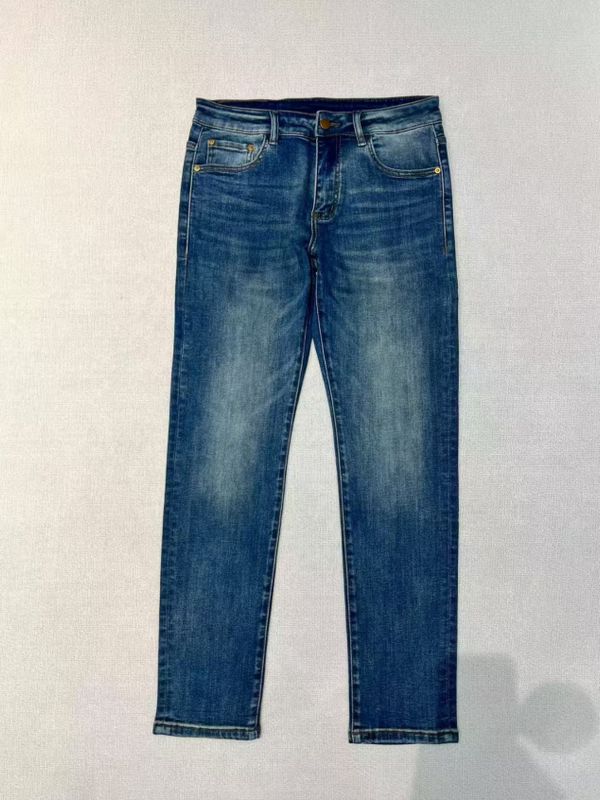 Custom Made Blue Skinny Jeans – Made to Order Denim Pants