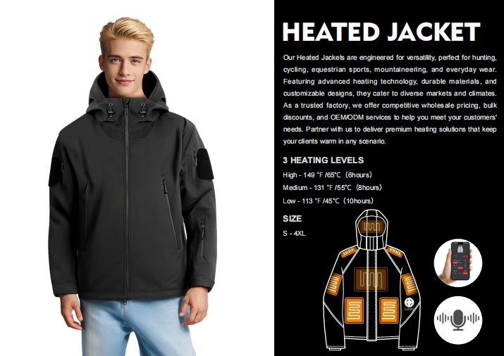 Custom Heated Apparel — Heated Vests, Jackets, Pants &amp; Accessories