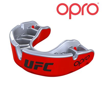 OPRO Gold JR Red Metal/Silver
