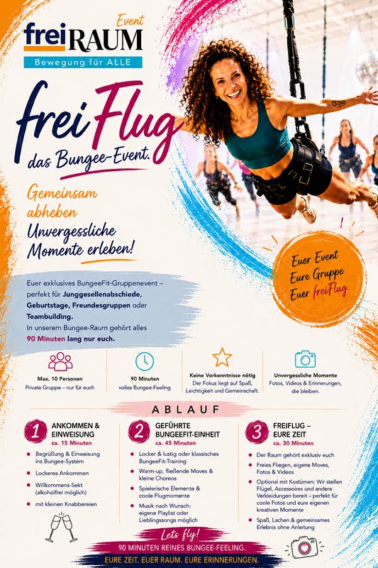 freiFlug – Das BungeeFit-Team-Event