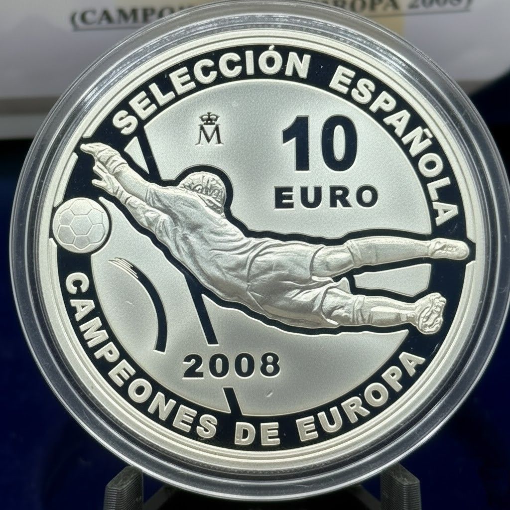 Proof 10 euro España 2008 - Campeones de Europa 2008 Proof 10 euro España 2008 - Campeones de Europa 2008