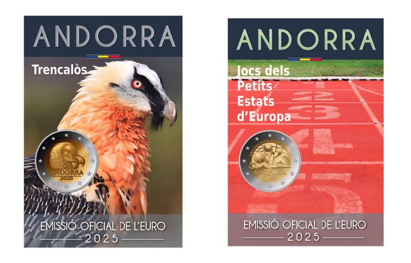 Pareja 2 euro Coincard Andorra 2025
