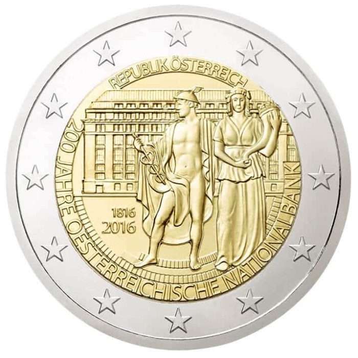 UNC 2 euro Austria 2016 - Banco Nacional de Austria