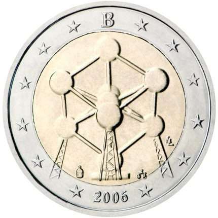 UNC 2 euro Belgica 2006 - Atomium