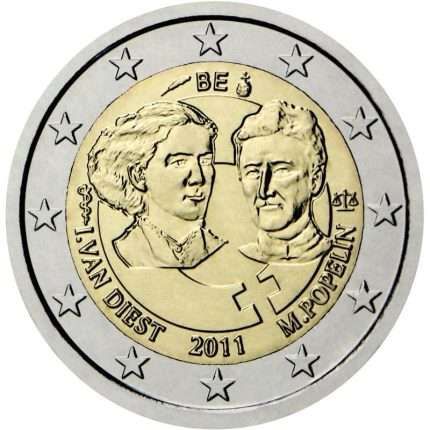 UNC 2 euro Belgica 2011 - Día de la Mujer