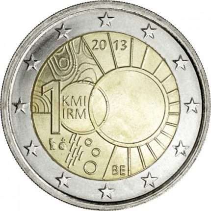 UNC 2 euro Belgica 2013 - Instituto de Metereología