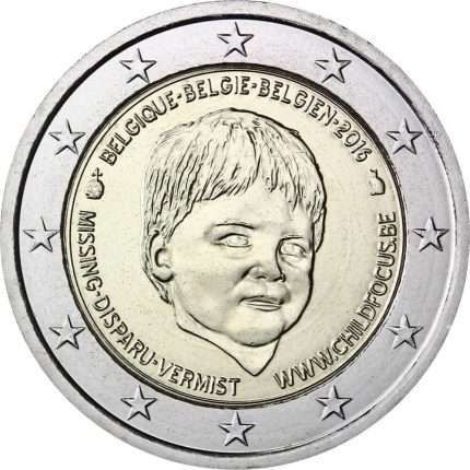 UNC 2 euro Belgica 2016 - Child Focus UNC 2 euro Belgica 2016 - Child Focus