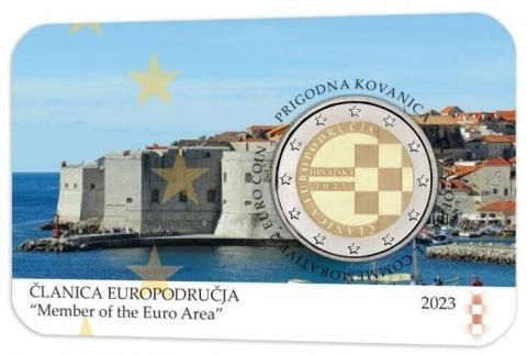 Coincard 2 euro Croacia 2023 - Introducción del Euro Coincard 2 euro Croacia 2023 - Introducción del Euro