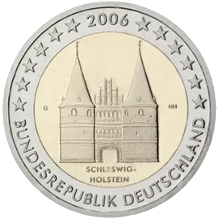 UNC 2 euro Alemania 2006 - Schleswig-Holstein UNC 2 euro Alemania 2006 - Schleswig-Holstein