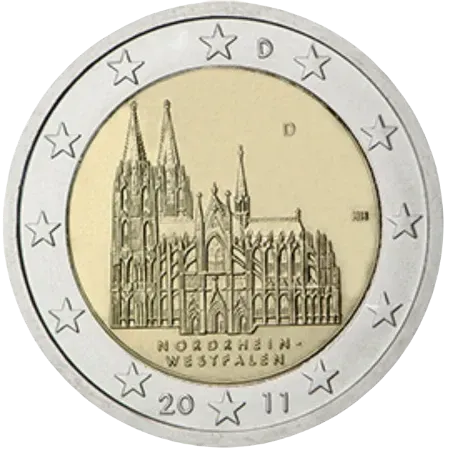 UNC 2 euro Alemania 2011 - Nordrhein-Westfalen UNC 2 euro Alemania 2011 - Nordrhein-Westfalen