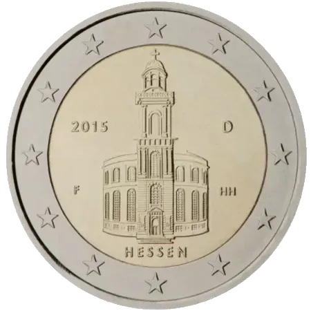 UNC 2 euro Alemania 2015 - Hessen UNC 2 euro Alemania 2015 - Hessen