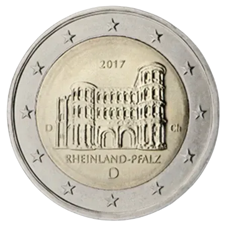UNC 2 euro Alemania 2017 - Rheinland-Pfalz UNC 2 euro Alemania 2017 - Rheinland-Pfalz