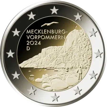 UNC 2 euro Alemania 2024 - Mecklenburg-Vorpommern