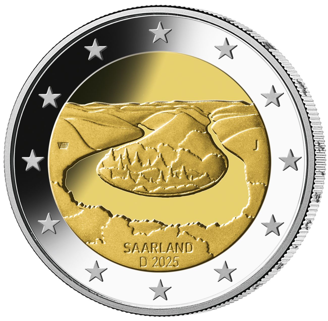 UNC 2 euro Alemania 2025 - Saarland UNC 2 euro Alemania 2025 - Saarland