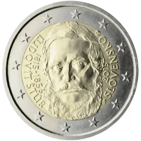 UNC 2 euro Eslovaquia 2015 - L'udovít Štúr UNC 2 euro Eslovaquia 2015 - L'udovít Štúr