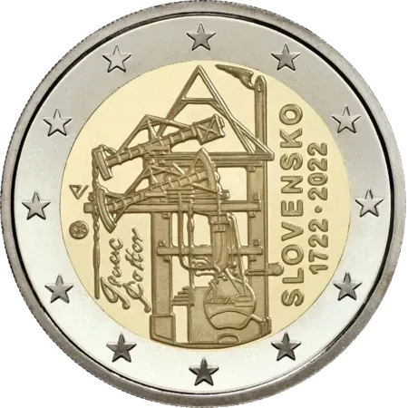 UNC 2 euro Eslovaquia 2022 - Máquina de Vapor UNC 2 euro Eslovaquia 2022 - Máquina de Vapor