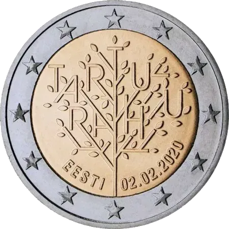 UNC 2 euro Estonia 2020 - Tratado de Paz de Tartu UNC 2 euro Estonia 2020 - Tratado de Paz de Tartu