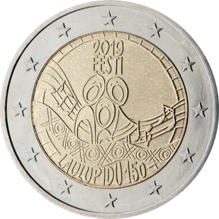 UNC 2 euro Estonia 2019 - Festival de la Canción UNC 2 euro Estonia 2019 - Festival de la Canción