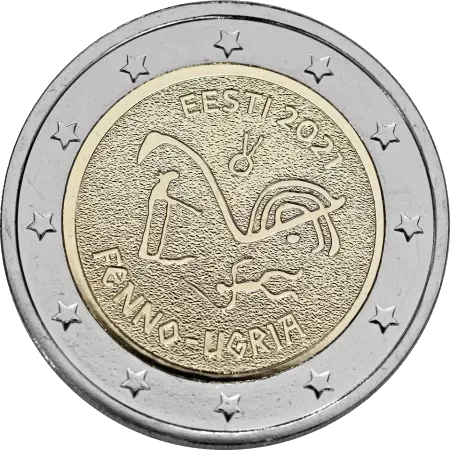 UNC 2 euro Estonia 2021 - Pueblos Finoúgricos UNC 2 euro Estonia 2021 - Pueblos Finoúgricos