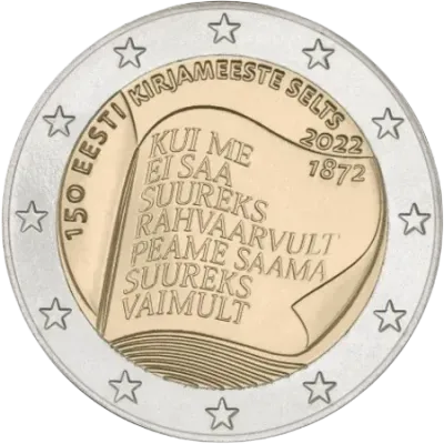 UNC 2 euro Estonia 2022 - Sociedad de Literatos UNC 2 euro Estonia 2022 - Sociedad de Literatos
