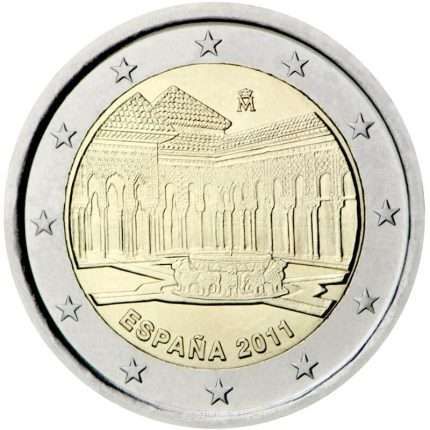 UNC 2 euro España 2011 - Alhambra de Granada