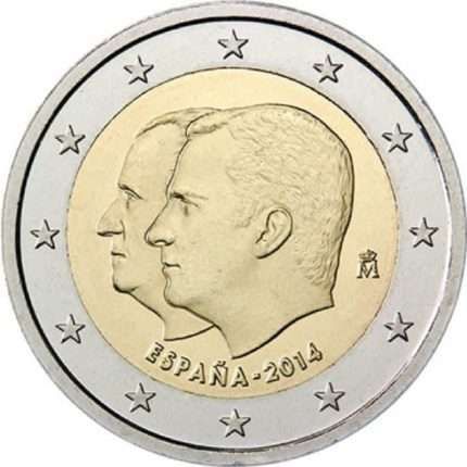 UNC 2 euro España 2014 - Felipe VI UNC 2 euro España 2014 - Felipe VI
