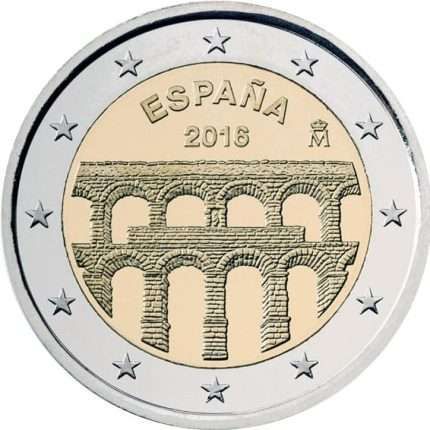 UNC 2 euro España 2016 - Acueducto de Segovia